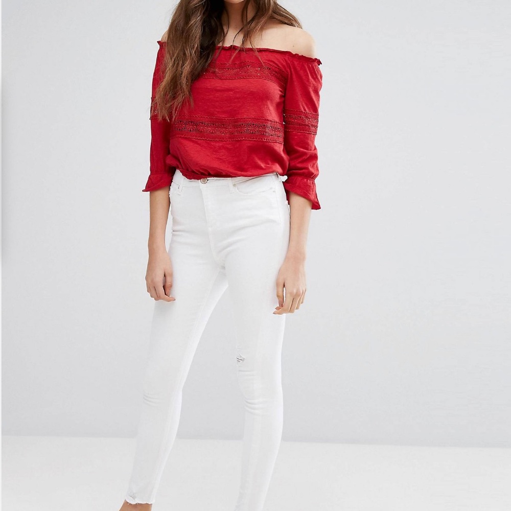 Miss Selfridge Lizzie Hi-Rise Super Skinny Jeans